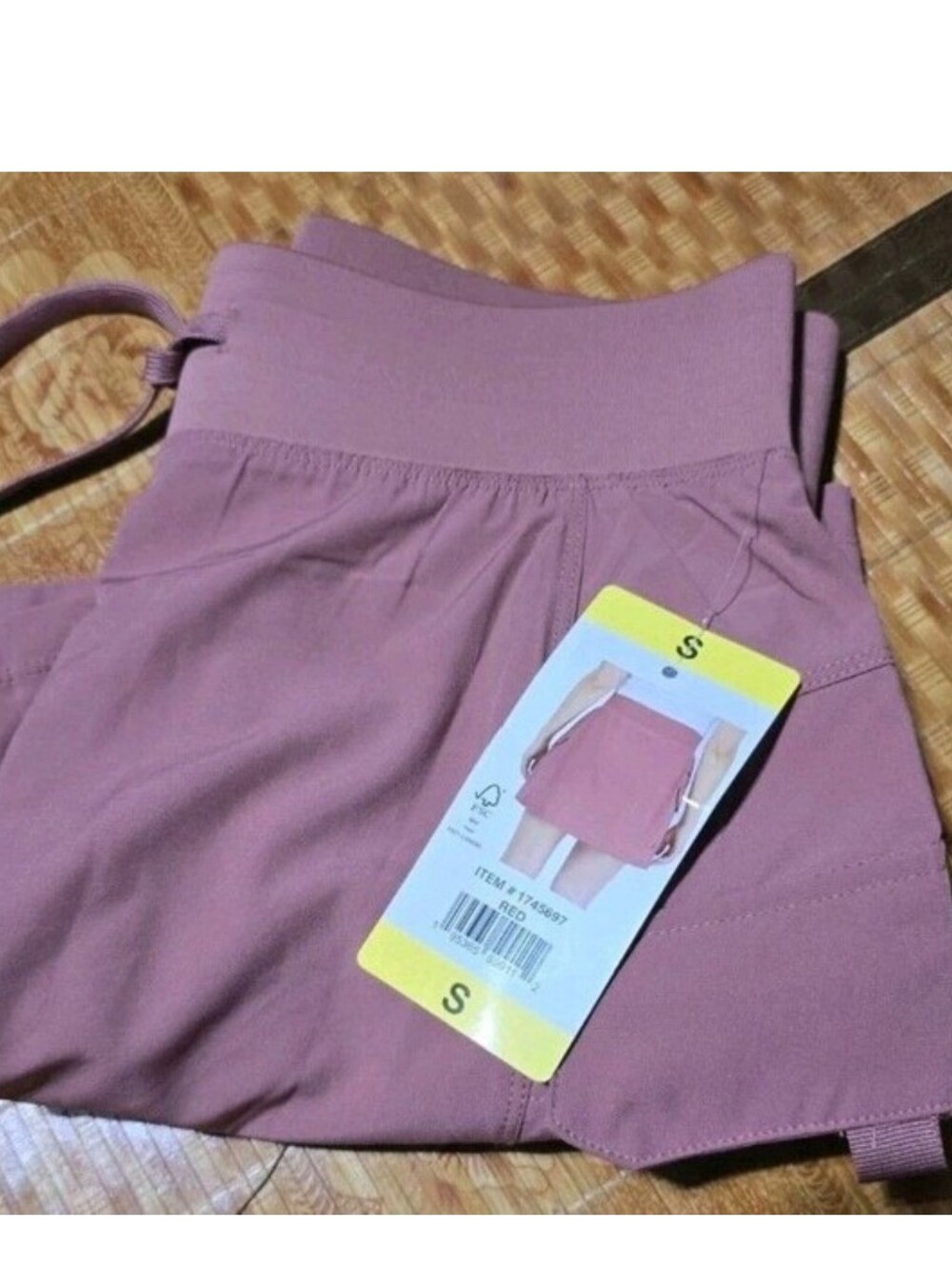NWT GERRY 1745697 SOLID RED WOMEN'S BREEZY CARGO SKORT SZ S